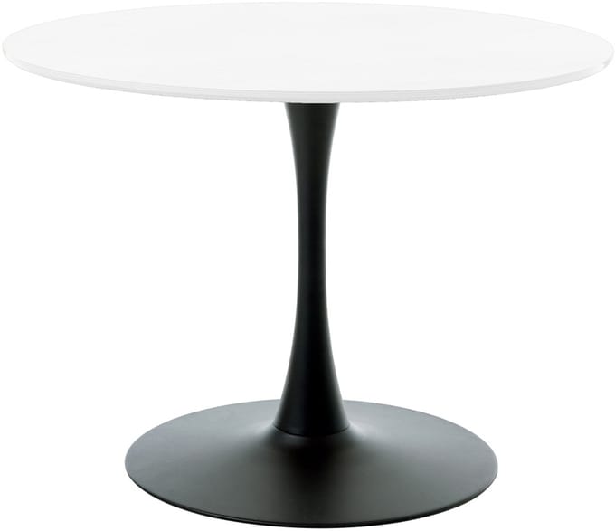Giga Living Eettafel Cesura - Wit Melamine - Ø110x73,5cm
