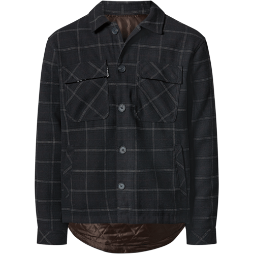 ESMARA MEN Heren overhemd (Donkerblauw, M)