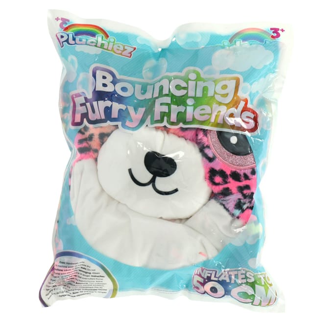 Pluchiez bal zachte stuiterbal furry 50 cm speelgoed.