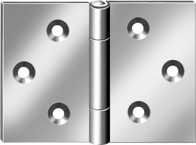 Scharnier 10504 60x90x1,5mm vp rvs a2 ( a 1 st )