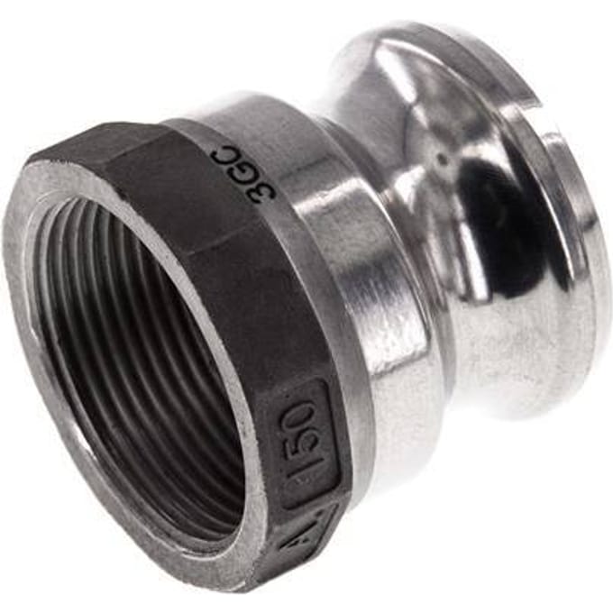 Camlock DN 40 (1 1/2'') Koppeling AluminiumRp 1 1/2'' met binnendraad Type A MIL-C-27487
