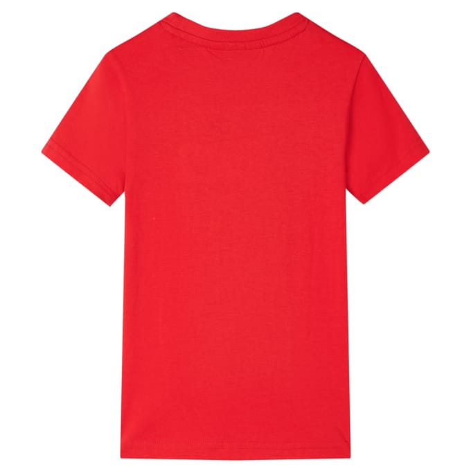 vidaXL - Kindershirt - 128 - rood