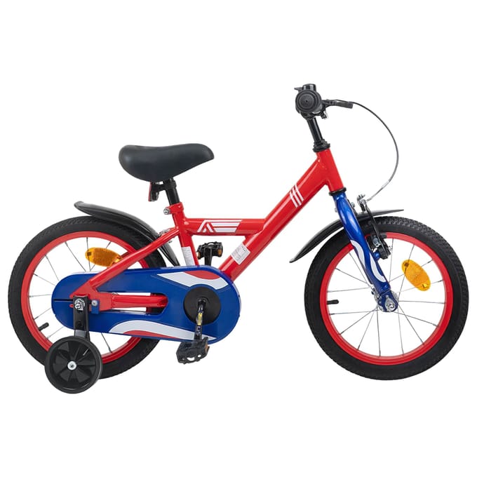 vidaXL - Kinderfiets - 12 - Inch - voor - 2-4 - jaar - oud - Rood
