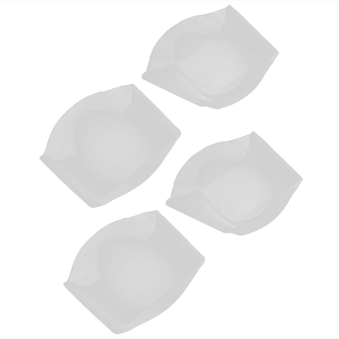 2 Paar Voetboogsteun Siliconen Inlegzool Elastisch Schoenkussen Wasbare Voetboogsteun Sleeves white