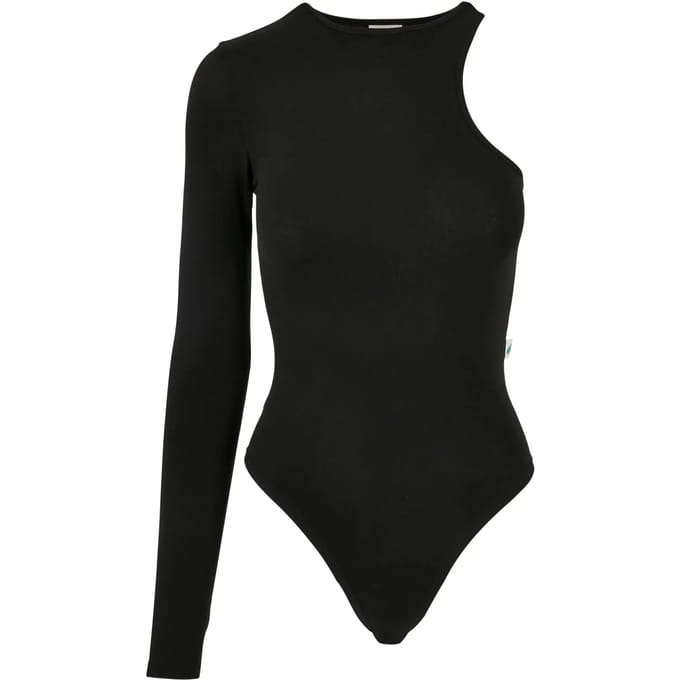 Urban Classics - Organic Stretch Asymmetric Bodysuit - XL - Zwart