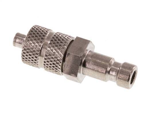 RVS DN 2.7 (Micro) Luchtkoppeling Insteeknippel 3x4.3 mm Push-On - CLP2-N-S-3