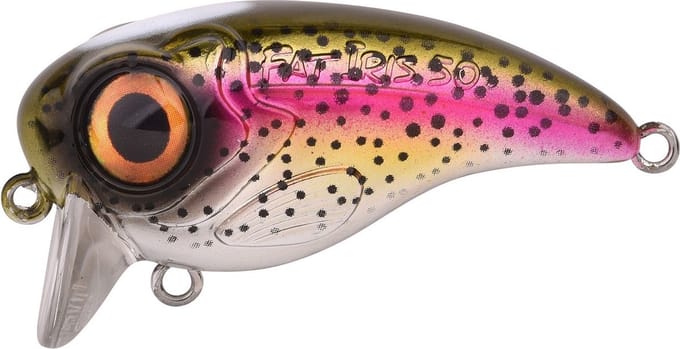 Spro Fat Iris Slow Floating 5cm - 10g (diepte 30-50cm) - Kleur : Hot Perch