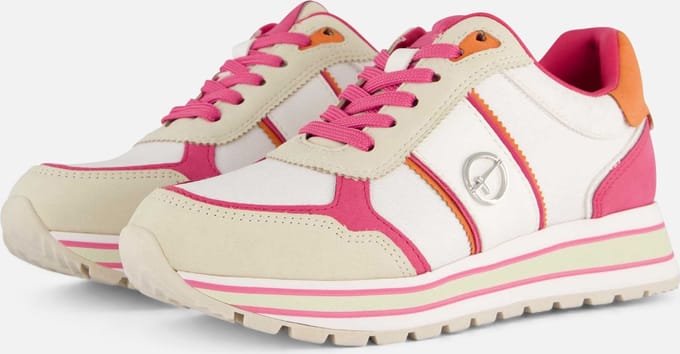 Tamaris Essential Sneakers roze Textiel - Dames