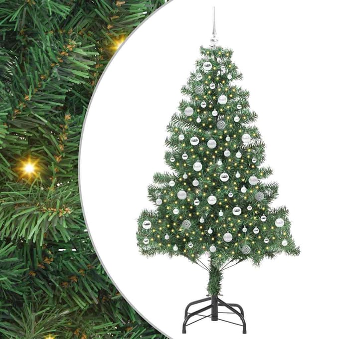 vidaXL Kerstboom Groen 210 cm PVC