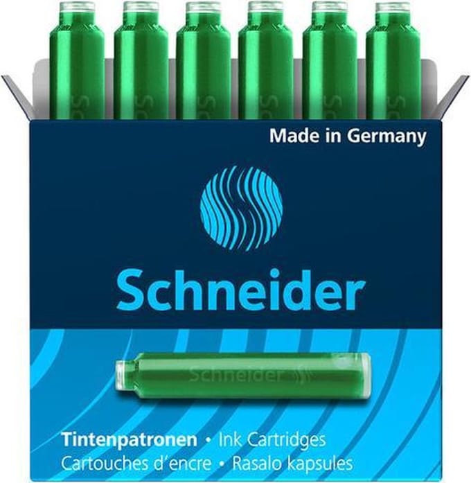Schneider inktpatroon - 6 stuks - groen - S-6604