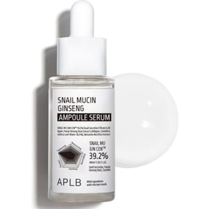 APLB Slakkenslijm Ginseng Ampul Serum 40ml #40ml 1PCS white