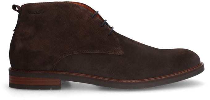Van Lier - Heren - Bruine suède veterboots - Maat 41