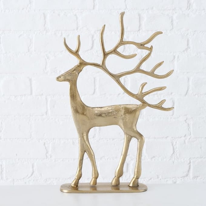 Boltze - Hert - Rendier - Trollah - Goud - 26x39cm