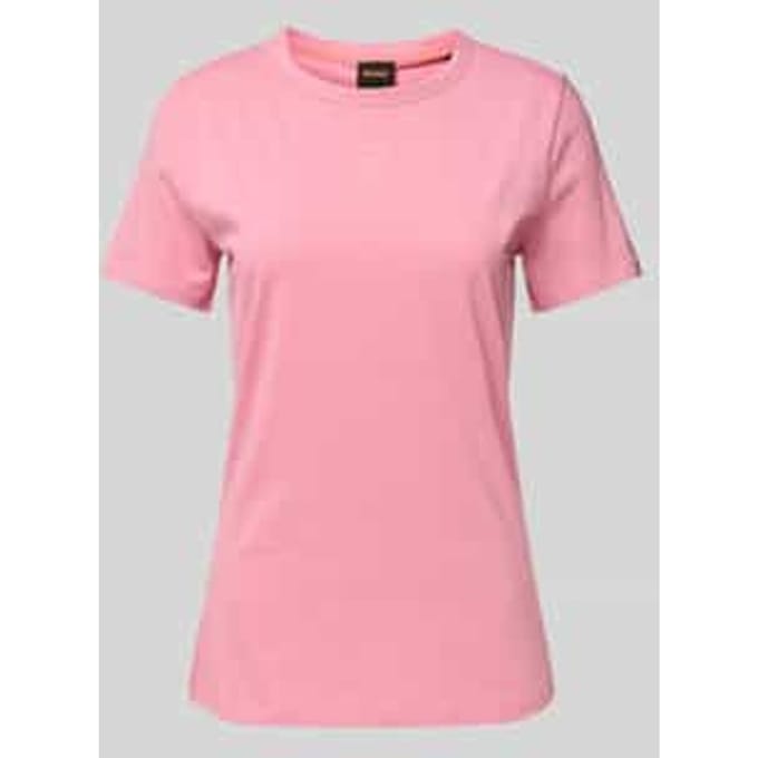 T-shirt met labelprint, model 'Elogo'
