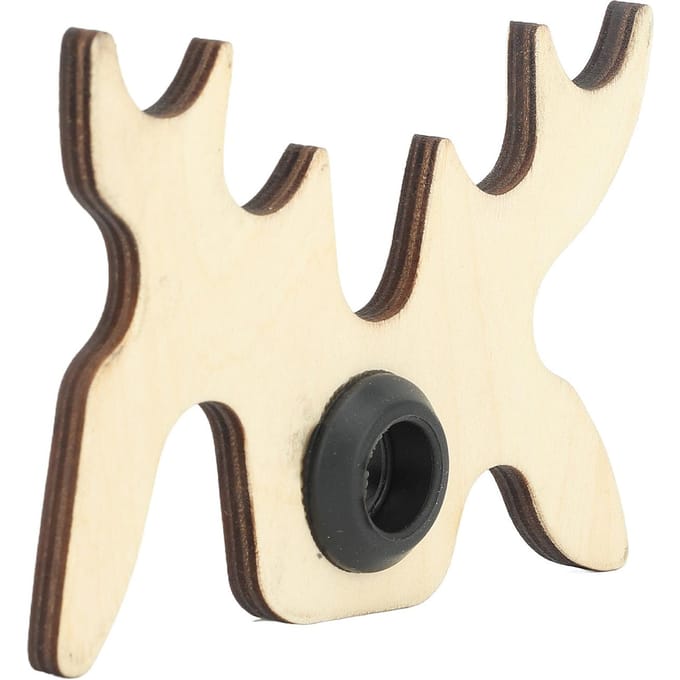 Biljartkeu Stok Brug Draagbaar Hout Slip-on Elandenkop Biljartkeu Brugkop voor Pooltafel Poolspel beige