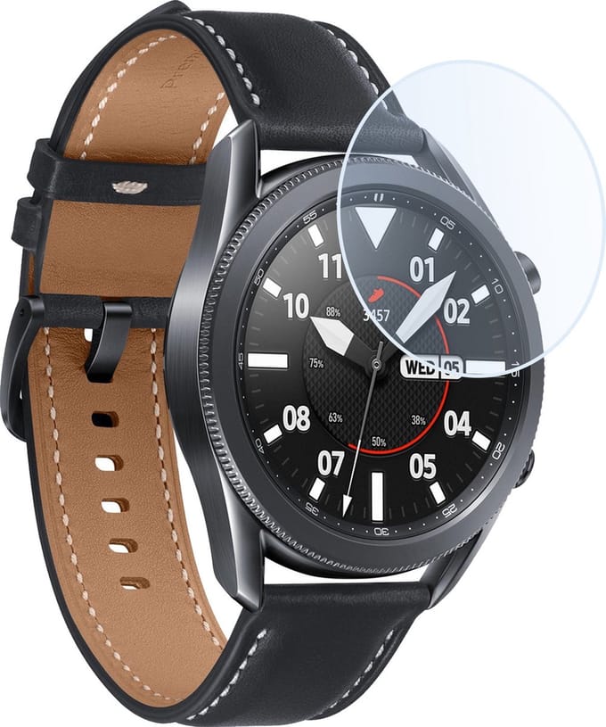 Screenprotector - Geschikt voor Samsung Galaxy Watch 3 41 mm Screenprotector Bescherm Glas - Screen Protector Geschikt voor Samsung Watch 3 (41 mm) Screenprotector Tempered Glass