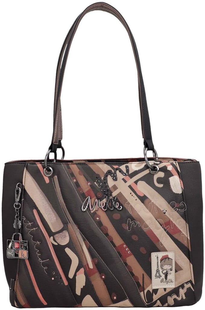 Anekke schoudertas Parisian Tote Bag Multicolor veelkleurig