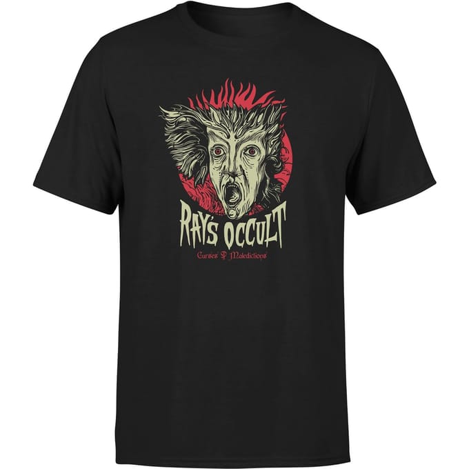 Ghostbusters Ray's Occult Curses And Maledictions Men's T-Shirt - Black - S