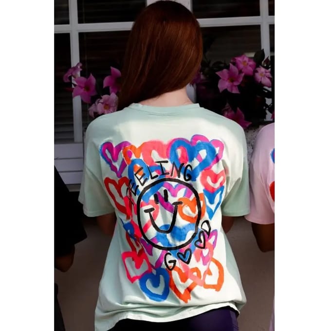 Dames-T-shirt Ju & Pa Graphiti