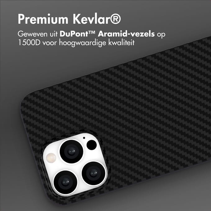 Accezz Hoesje - Geschikt voor Apple iPhone 14 Pro - backcover - Zwart