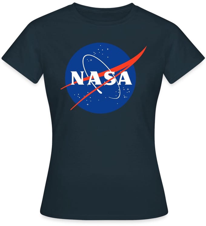 NASA klassiek logo T-Shirt Dames