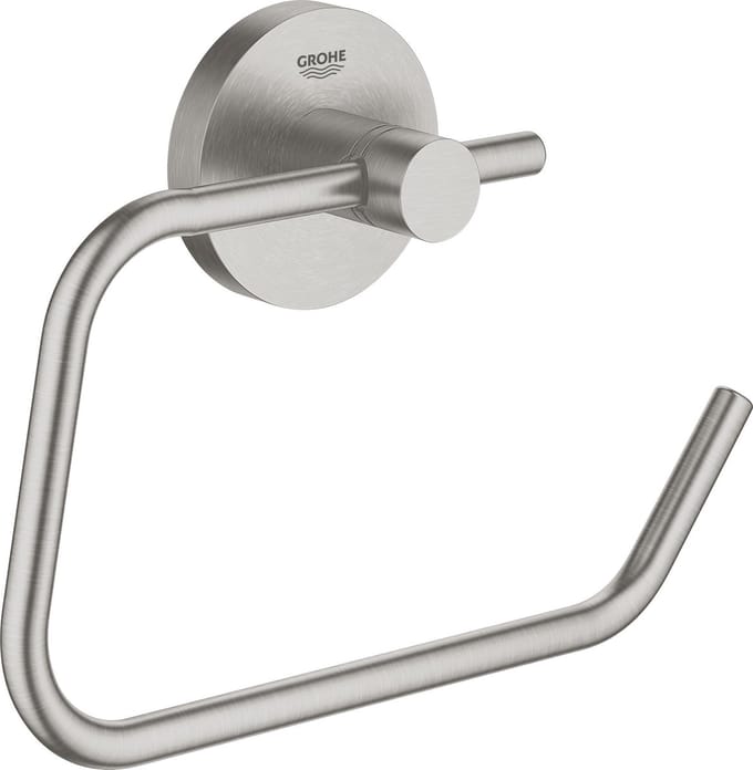 Grohe Toiletrolhouder Essentials New - Metaal - Supersteel (rvs Look)