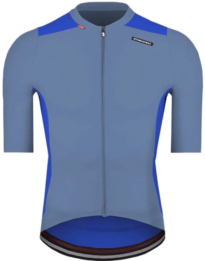 Etxeondo Alde 110 Colour Edition Korte Mouw Wielertrui Blauw S Man
