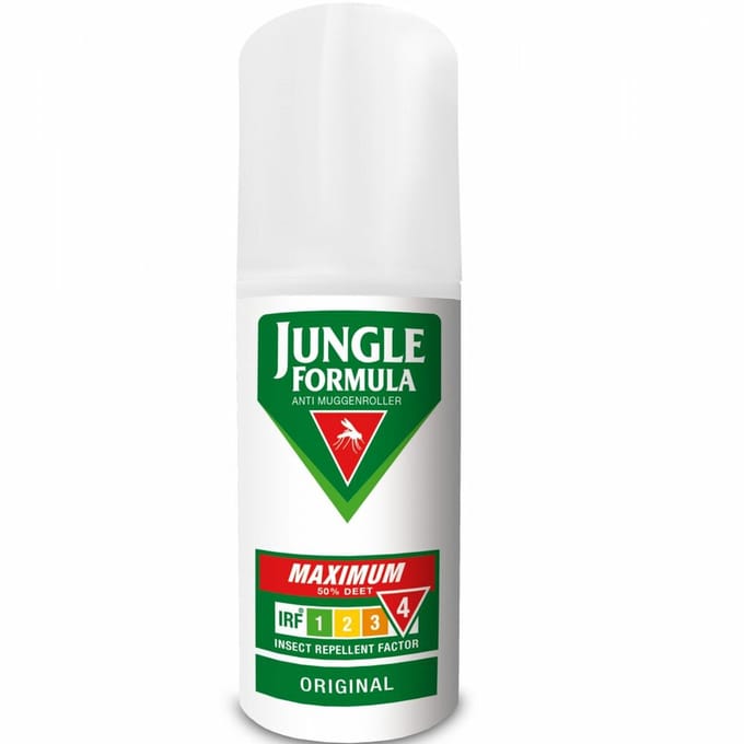Jungle Formula Roller Maximum 50% Deet - 2 x 50 ml - Voordeelverpakking