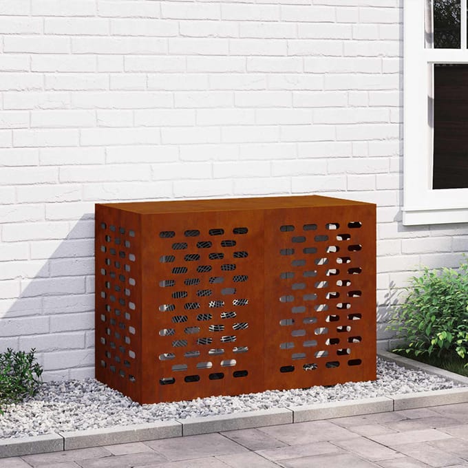 Airconditionerhoes Roestig 100 x 50 x 70 cm Weerbestendig Staal