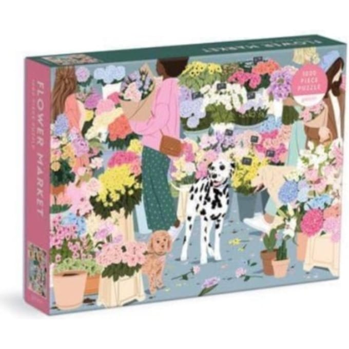 Flower Market 1000 Piece Puzzle - Galison