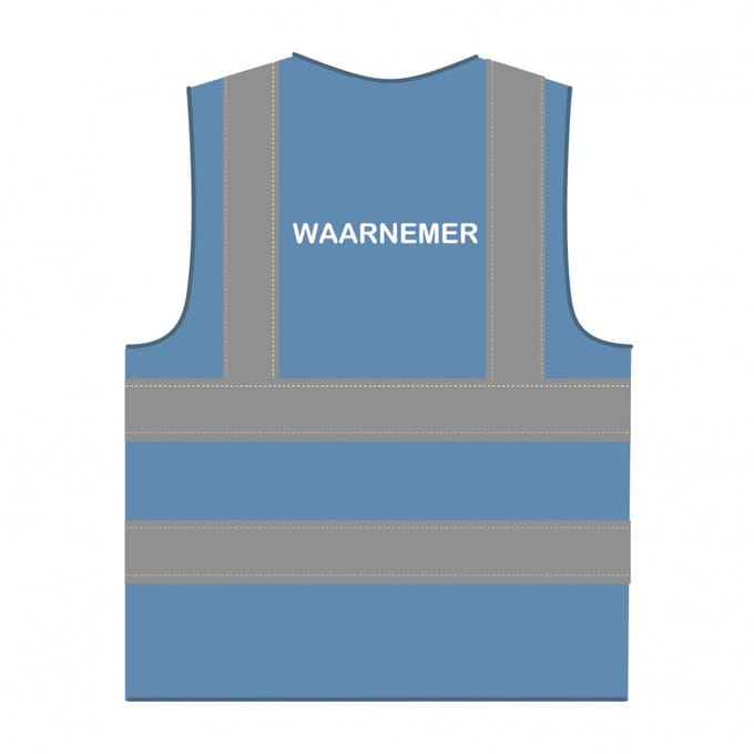 Waarnemer hesje RWS hemelsblauw
