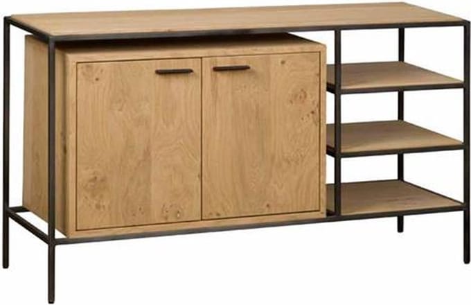 Tower living Pineto sidetable 2 drs. + 2 shelves 128x40x72