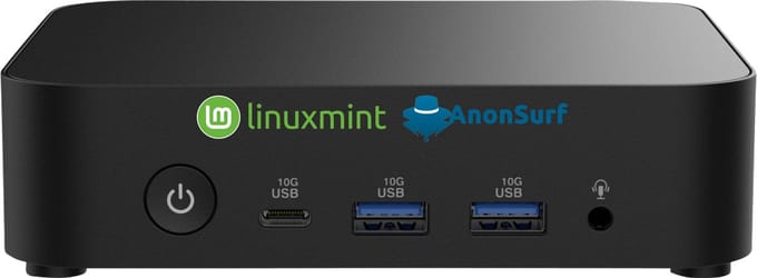 Micro computer voorgeïnstalleerd met Linux-mint 22.3 Anonymity versie (anti-chatcontrol-sleepnetwet)