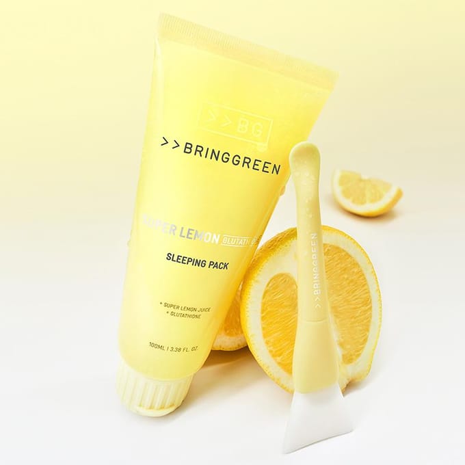 [BRENG GROEN] Super Lemon Glutathione Slaapmasker 100ml beige
