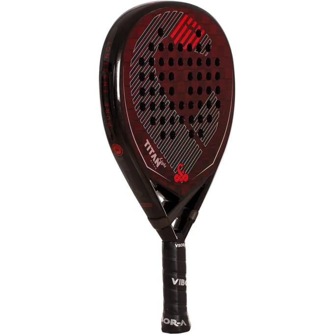 Padel racket met polsband en overgrip Vibora (x3)