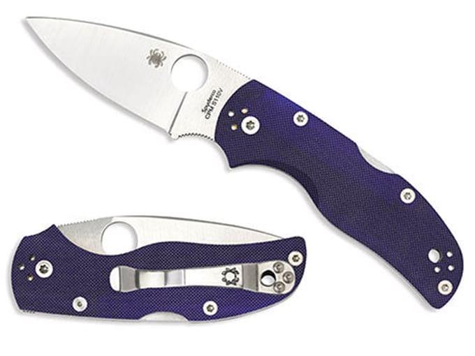 Spyderco native 5 dk blue g-10 pe
