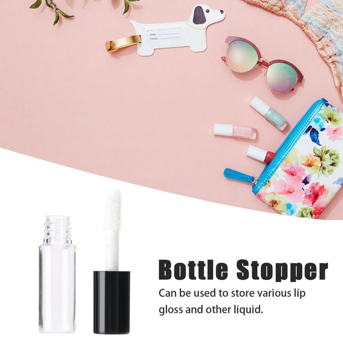 45 stuks 1,2 ml Mini Lipgloss Tubes DIY Kleine Lippenstift Tube Container Lege Flesjes gray