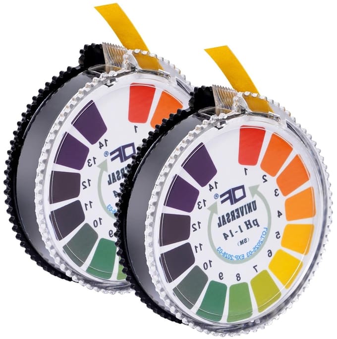 PH Test Strips voor Universele Metingen, 0-14 pH, 5 Meter Lang, Indicator Strips voor Waterkwaliteit en Bodemonderzoek