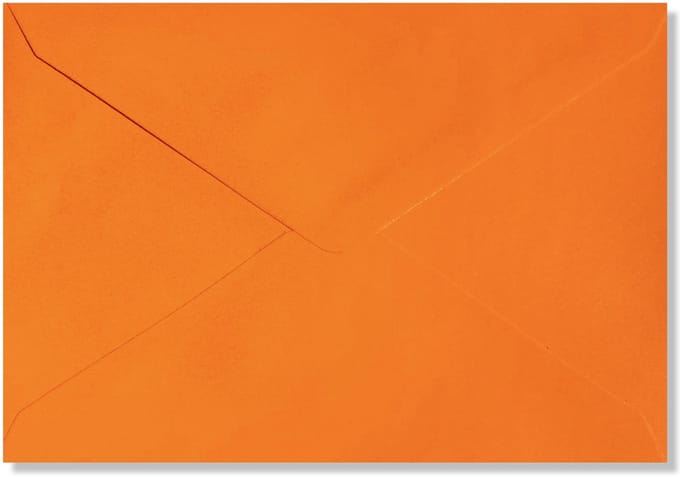 100 Luxe Enveloppen - B6 - Geel - 120x175mm - 100 grams