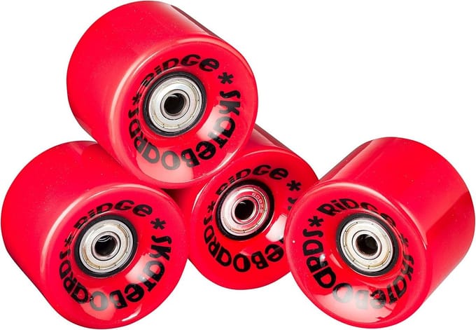 59mm Cruiser Skateboard Wielen Set met ABEC-7 Lagers - Zacht 78A PU