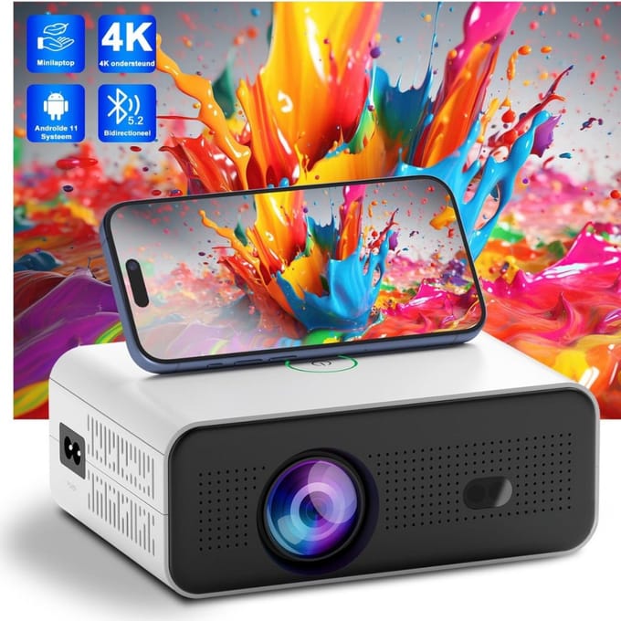 Lexium Mini beamer - Projector - Beamerscherm - Projectiescherm - Outdoor & Indoor Projector -