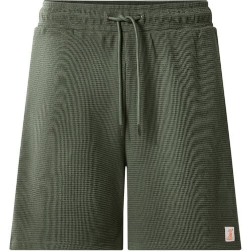 ESMARA MEN Heren sweatshorts met wafelstructuur (groen, M)