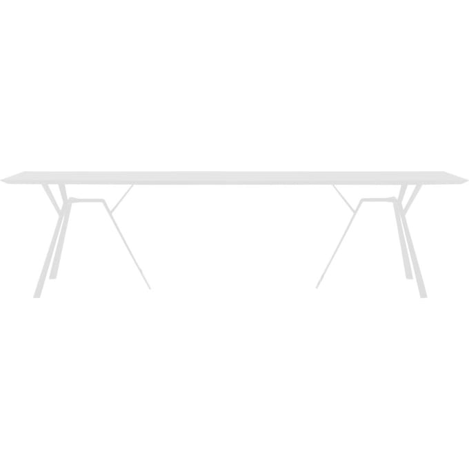 Fast Radice Quadra tafel - rechthoekig - 290 x 90 cm - wit