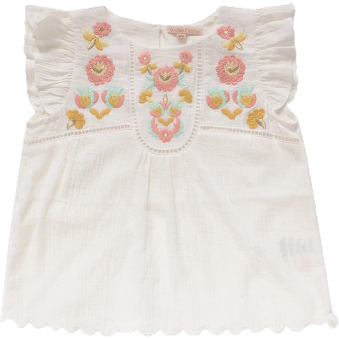 Louise Misha Blouse Carmen Off-white Größe: 6M | Hemden Outlet | kids | Weiß