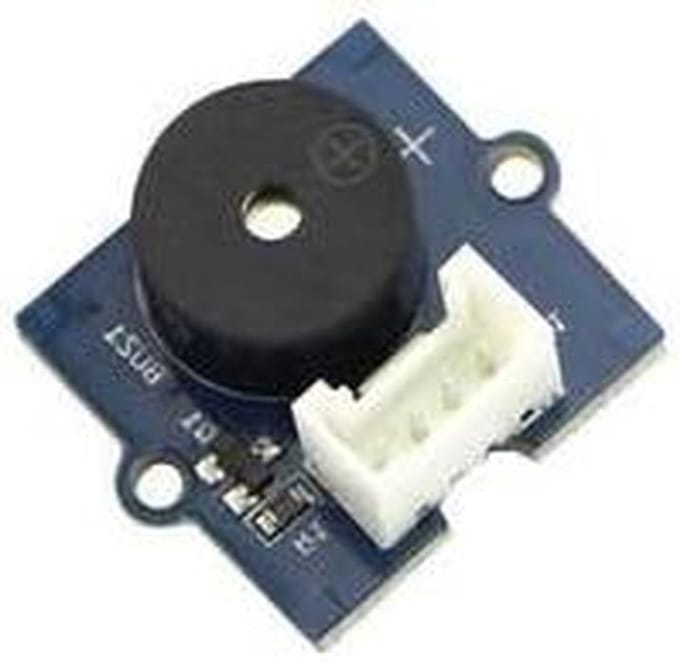 Piezo Buzzer - Geluidsmodule - Projecten Sturen - Grove Compatibel - 100 g - Zwart