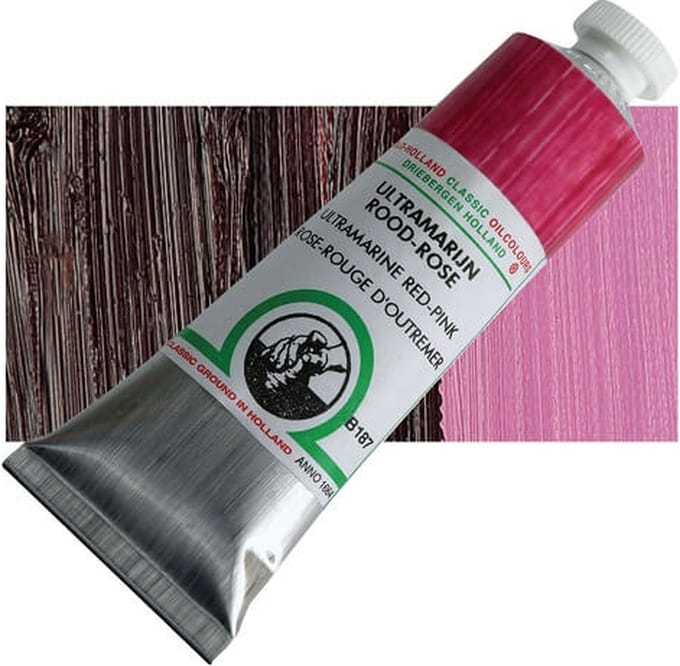 Old Holland Olieverf Ultramarine Red Pink B187 18ml