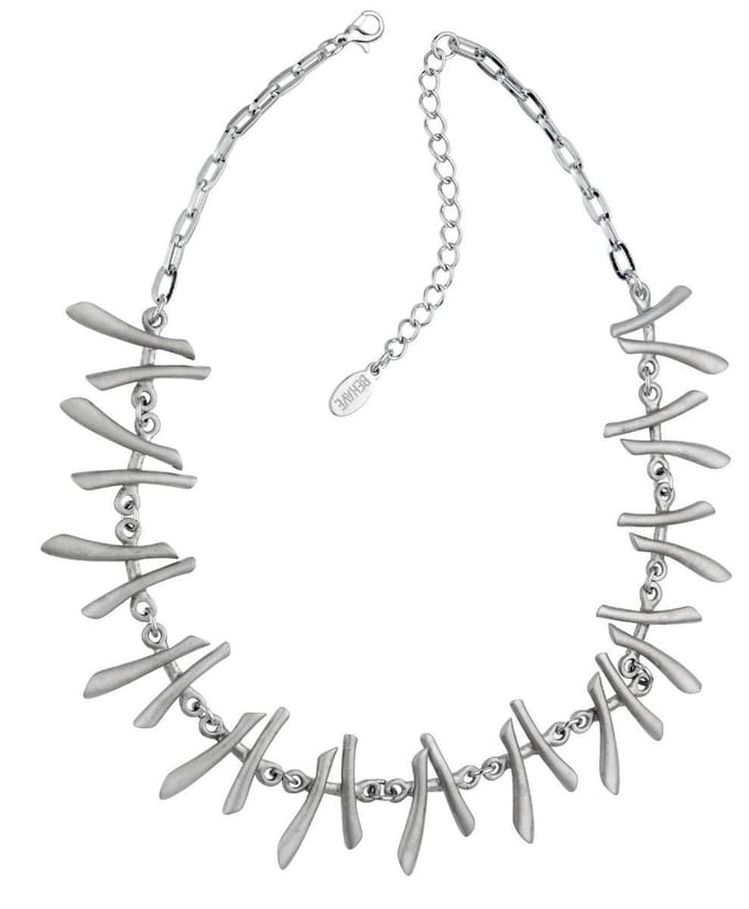 Behave Ketting mat zilver kleur 40 cm