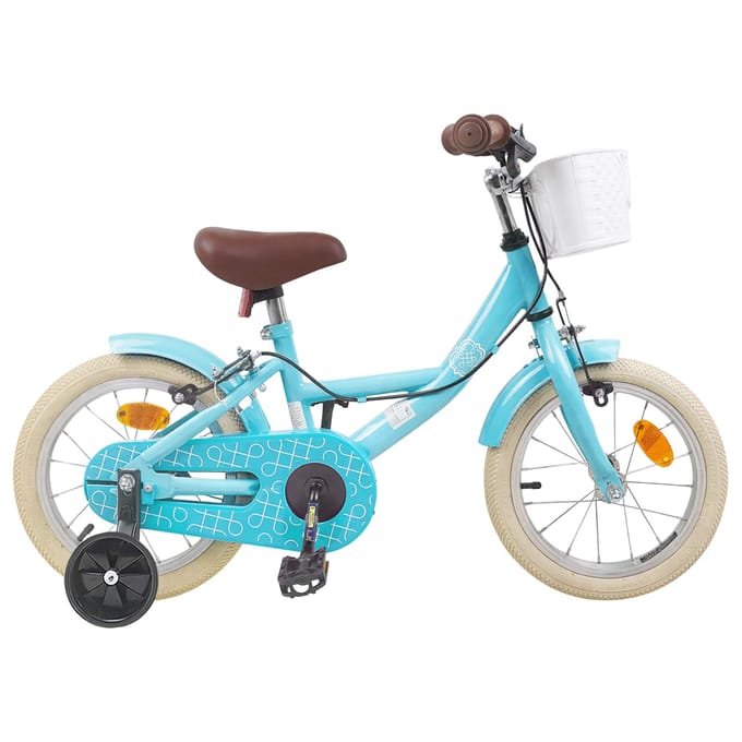 vidaXL - Kinderfiets - 12 - Inch - voor - 2-4 - jaar - oud - Lichtblauw