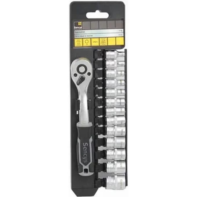 Sencys Dopsleutelset – 14 Stuks
