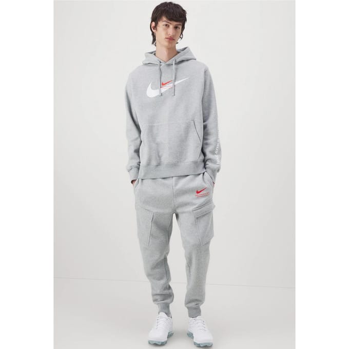 Nike Heren Atletisch Fleece Cargo Trainingspak in Grijs